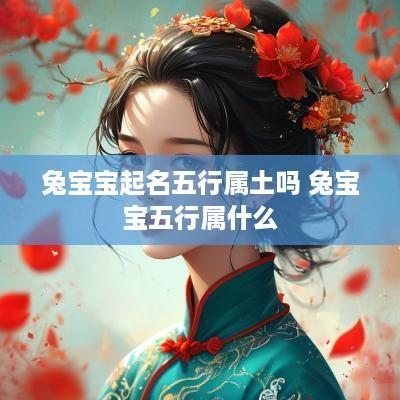 兔宝宝起名五行属土吗 兔宝宝五行属什么