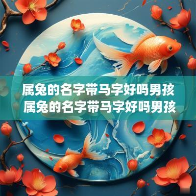 属兔的名字带马字好吗男孩 属兔的名字带马字好吗男孩子