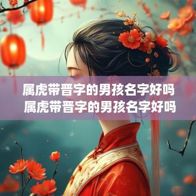 属虎带晋字的男孩名字好吗 属虎带晋字的男孩名字好吗怎么取