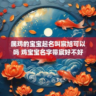属鸡的宝宝起名叫宸旭可以吗 鸡宝宝名字带宸好不好