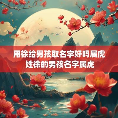 用徐给男孩取名字好吗属虎 姓徐的男孩名字属虎