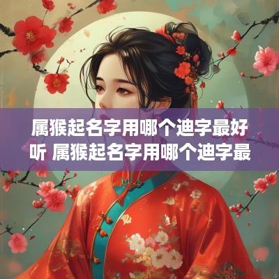 属猴起名字用哪个迪字最好听 属猴起名字用哪个迪字最好听女孩