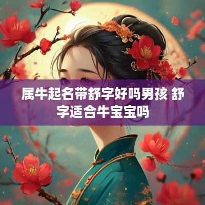 属牛起名带舒字好吗男孩 舒字适合牛宝宝吗