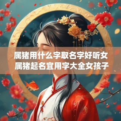 属猪用什么字取名字好听女 属猪起名宜用字大全女孩子