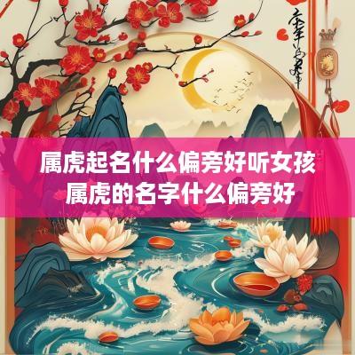 属虎起名什么偏旁好听女孩 属虎的名字什么偏旁好