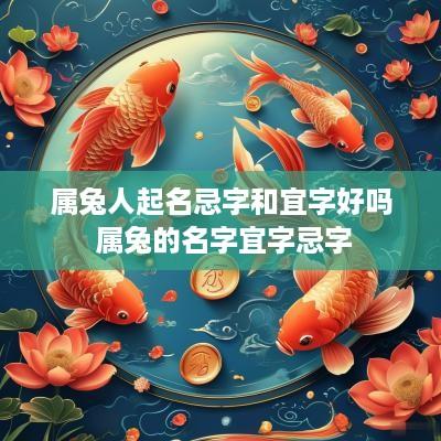 属兔人起名忌字和宜字好吗 属兔的名字宜字忌字