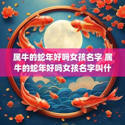 属牛的蛇年好吗女孩名字 属牛的蛇年好吗女孩名字叫什么
