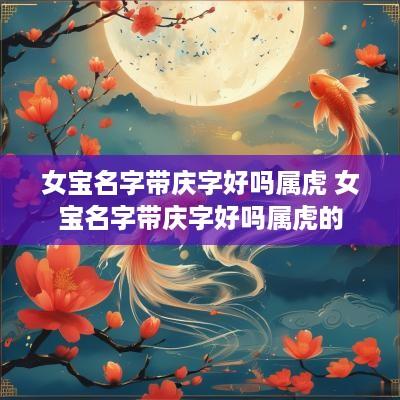 女宝名字带庆字好吗属虎 女宝名字带庆字好吗属虎的
