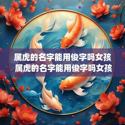 属虎的名字能用俊字吗女孩 属虎的名字能用俊字吗女孩子