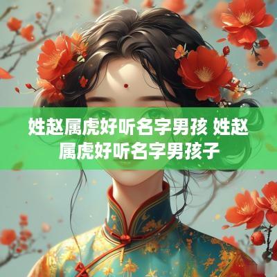 姓赵属虎好听名字男孩 姓赵属虎好听名字男孩子