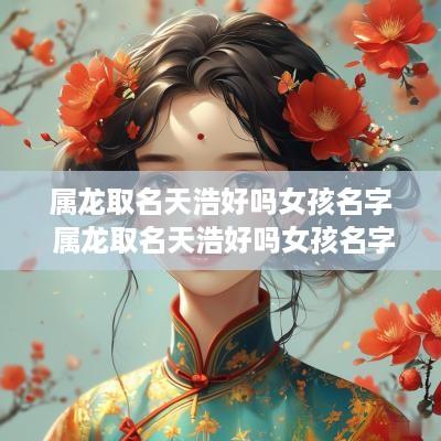 属龙取名天浩好吗女孩名字 属龙取名天浩好吗女孩名字大全