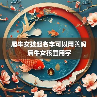 属牛女孩起名字可以用善吗 属牛女孩宜用字