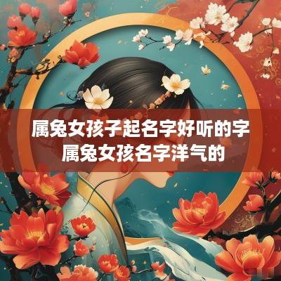 属兔女孩子起名字好听的字 属兔女孩名字洋气的