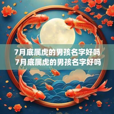 7月底属虎的男孩名字好吗 7月底属虎的男孩名字好吗怎么取