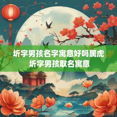 圻字男孩名字寓意好吗属虎 圻字男孩取名寓意
