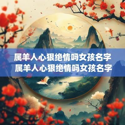 属羊人心狠绝情吗女孩名字 属羊人心狠绝情吗女孩名字怎么取