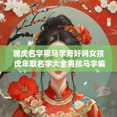 属虎名字带马字旁好吗女孩 蛇年取名字大全男孩马字偏旁
