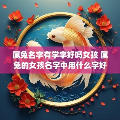 属兔名字有学字好吗女孩 属兔的女孩名字中用什么字好