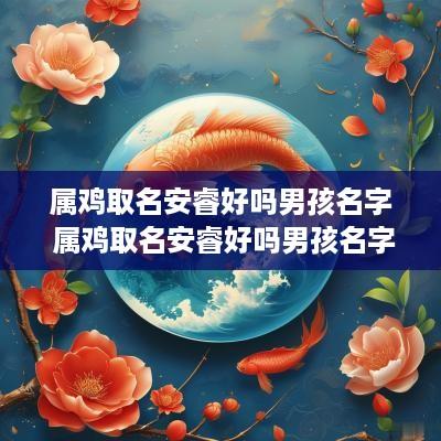 属鸡取名安睿好吗男孩名字 属鸡取名安睿好吗男孩名字大全