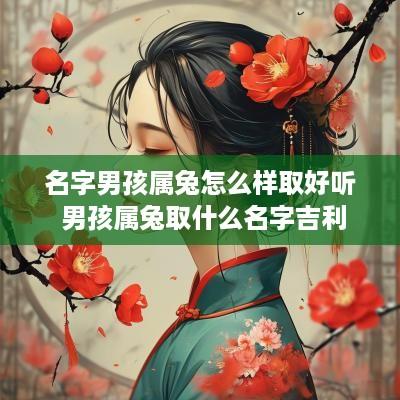 名字男孩属兔怎么样取好听 男孩属兔取什么名字吉利