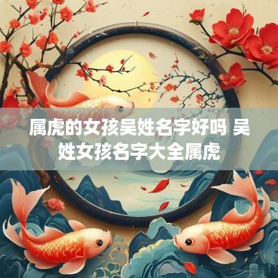 属虎的女孩吴姓名字好吗 吴姓女孩名字大全属虎