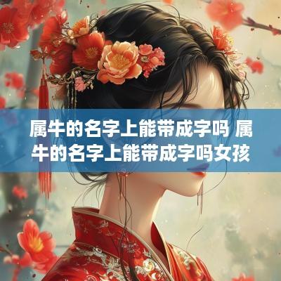 属牛的名字上能带成字吗 属牛的名字上能带成字吗女孩