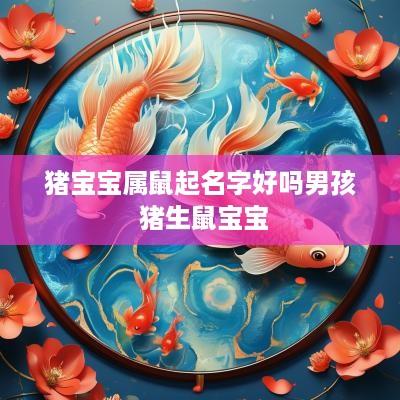 猪宝宝属鼠起名字好吗男孩 猪生鼠宝宝