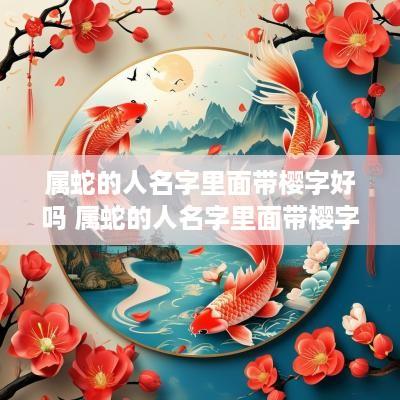 属蛇的人名字里面带樱字好吗 属蛇的人名字里面带樱字好吗女孩
