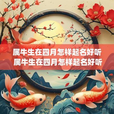 属牛生在四月怎样起名好听 属牛生在四月怎样起名好听点