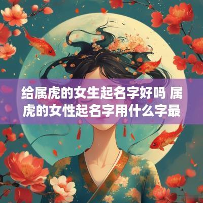 给属虎的女生起名字好吗 属虎的女性起名字用什么字最好