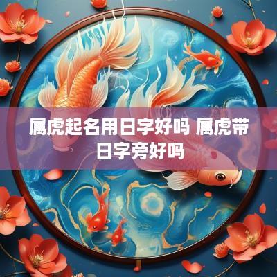 属虎起名用日字好吗 属虎带日字旁好吗