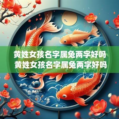 黄姓女孩名字属兔两字好吗 黄姓女孩名字属兔两字好吗怎么取