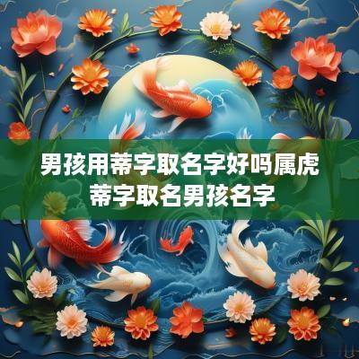 男孩用蒂字取名字好吗属虎 蒂字取名男孩名字