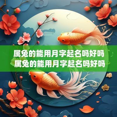 属兔的能用月字起名吗好吗 属兔的能用月字起名吗好吗男孩