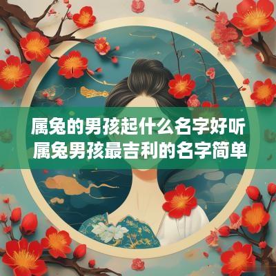 属兔的男孩起什么名字好听 属兔男孩最吉利的名字简单 属兔的男孩起什么名字好听 属兔男孩最吉利的名字简单