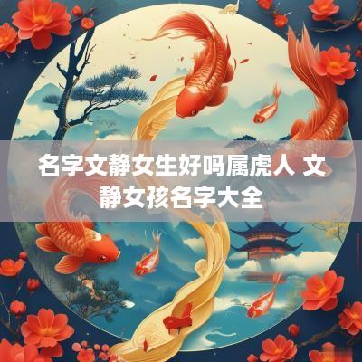 名字文静女生好吗属虎人 文静女孩名字大全