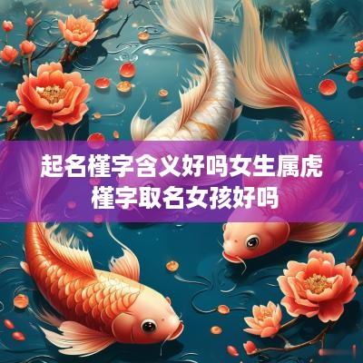 起名槿字含义好吗女生属虎 槿字取名女孩好吗