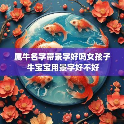 属牛名字带景字好吗女孩子 牛宝宝用景字好不好