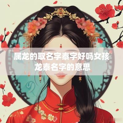 属龙的取名字泰字好吗女孩 龙泰名字的意思
