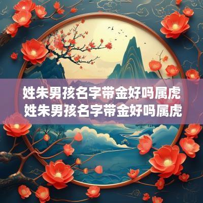 姓朱男孩名字带金好吗属虎 姓朱男孩名字带金好吗属虎的