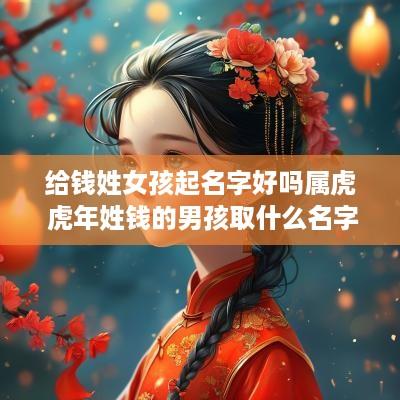 给钱姓女孩起名字好吗属虎 蛇年姓钱的男孩取什么名字好