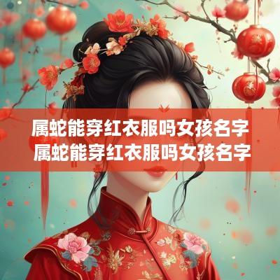属蛇能穿红衣服吗女孩名字 属蛇能穿红衣服吗女孩名字叫什么