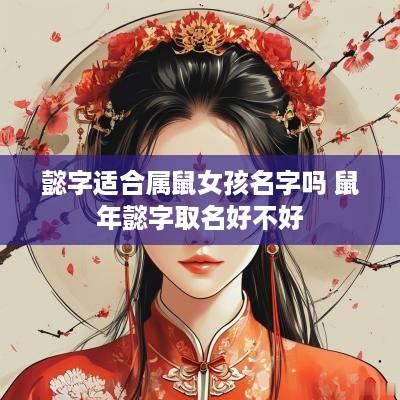 懿字适合属鼠女孩名字吗 蛇年懿字取名好不好