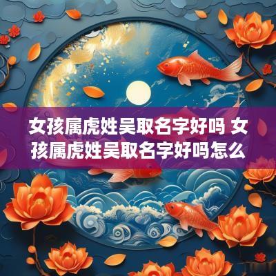 女孩属虎姓吴取名字好吗 女孩属虎姓吴取名字好吗怎么取