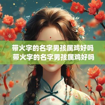 带火字的名字男孩属鸡好吗 带火字的名字男孩属鸡好吗怎么取