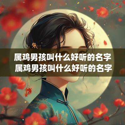 属鸡男孩叫什么好听的名字 属鸡男孩叫什么好听的名字大全