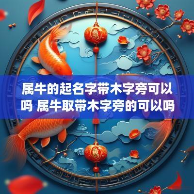 属牛的起名字带木字旁可以吗 属牛取带木字旁的可以吗