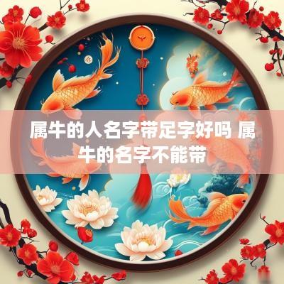属牛的人名字带足字好吗 属牛的名字不能带