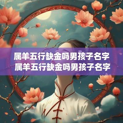 属羊五行缺金吗男孩子名字 属羊五行缺金吗男孩子名字叫什么