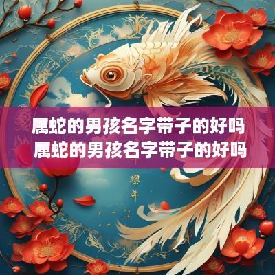 属蛇的男孩名字带子的好吗 属蛇的男孩名字带子的好吗怎么取